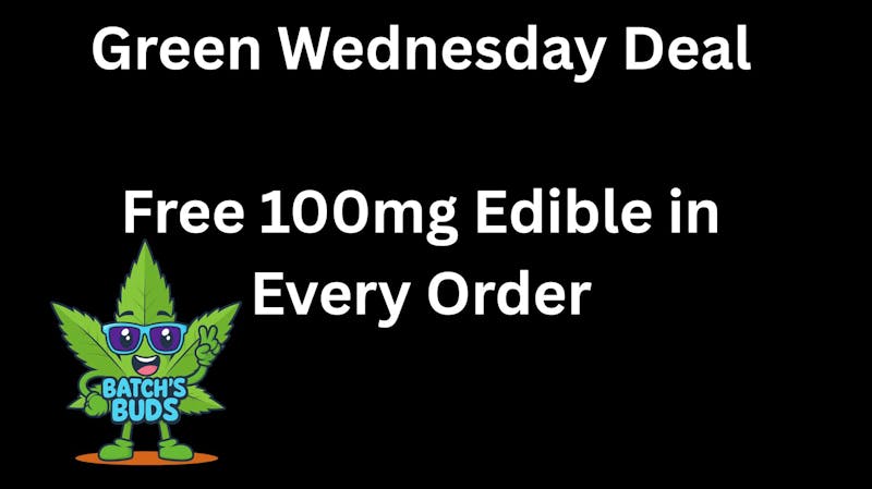 Batch's Buds Free 100mg Edible in every order - Batch's Buds