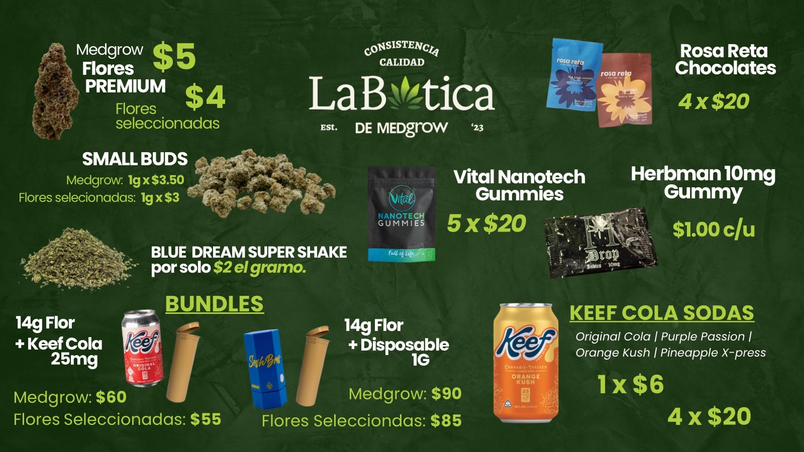 La Botica de Medgrow NUEVOS PRECIOS EN LA BOTICA ✨