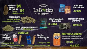 La Botica de Medgrow Menú Halloween Edit