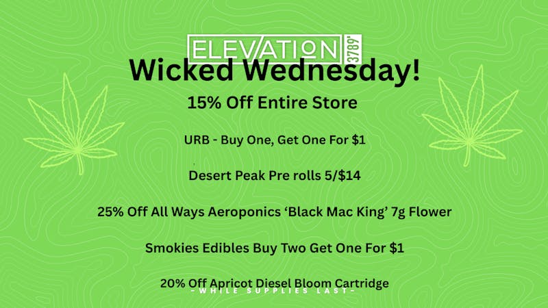 Elevation 3789 Wicked Wednesday!