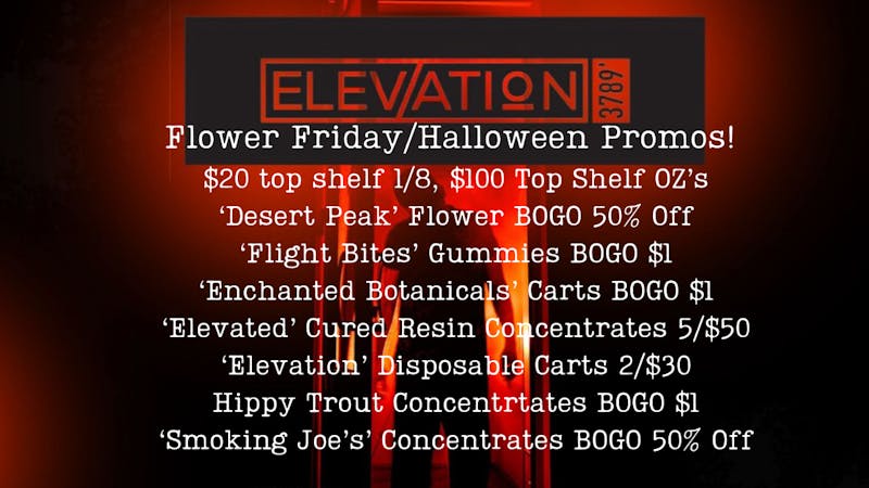 Elevation 3789 Halloween Promotions!