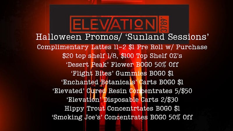 Elevation 3789 'Sunland Sessions'/Halloween Promos!