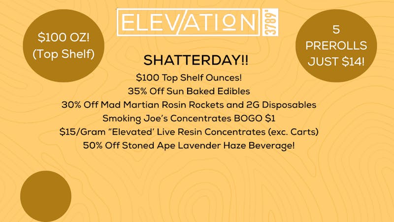 Elevation 3789 Shatterday!!!!!