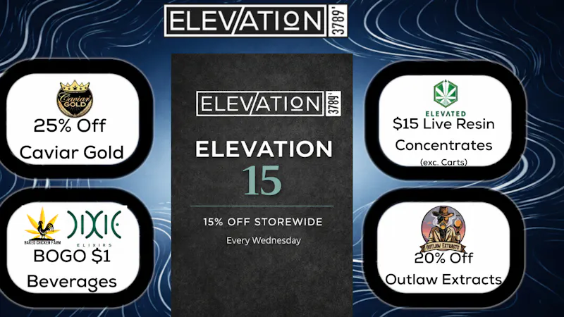 Elevation 3789 Elevation 15, 15% Off Store Wide!