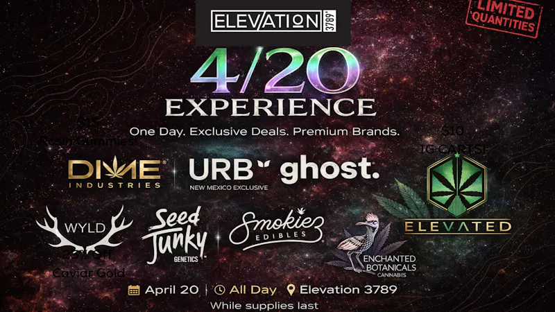 Elevation 3789 Higher Cultures - Dime - Ghost - Zen - Elevated!