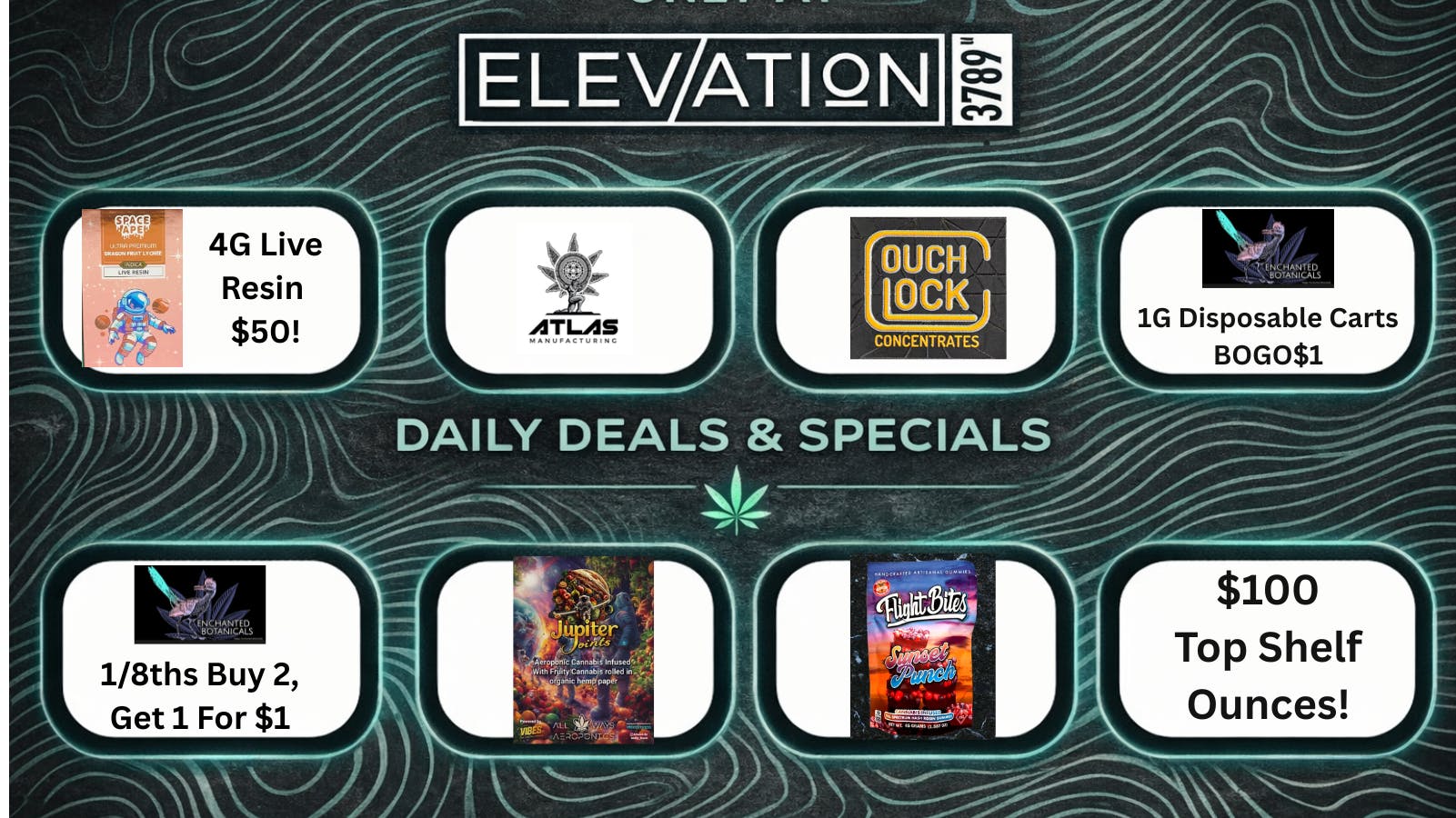 Elevation 3789 COUCHLOCK, ATLAS, FLIGHTBITES!