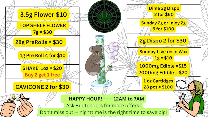 Weed Nation - SW 59th November Nation Deals!