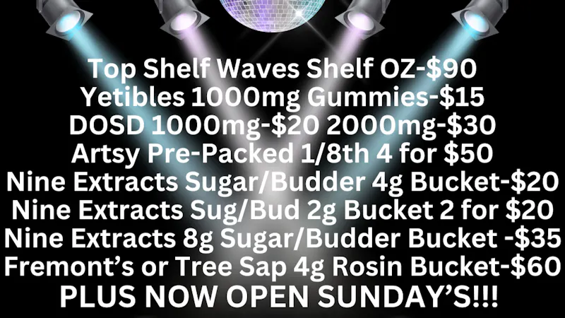 Ripple Cannabis Co Tina Turner PLUS May Deal Sheet!