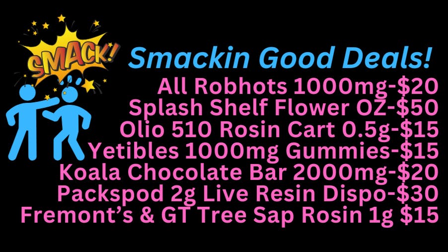 Ripple Cannabis Co Will Smith Wednesday PLUS April Deal Sheet