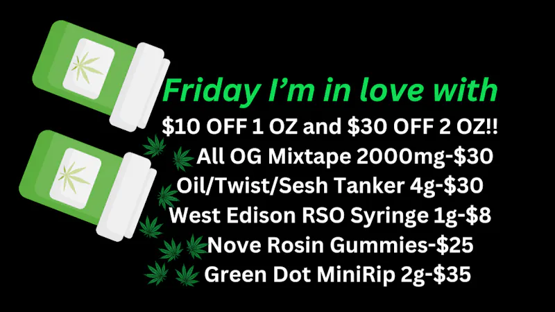 Ripple Cannabis Co The Cure Friday PLUS NEW July Deal Sheet!