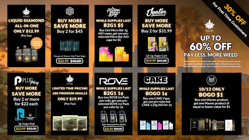 ASHE Society - San Bernardino $1 DEALS & MORE - BLAZIN' 🔥 DEALS UP TO 60% OFF