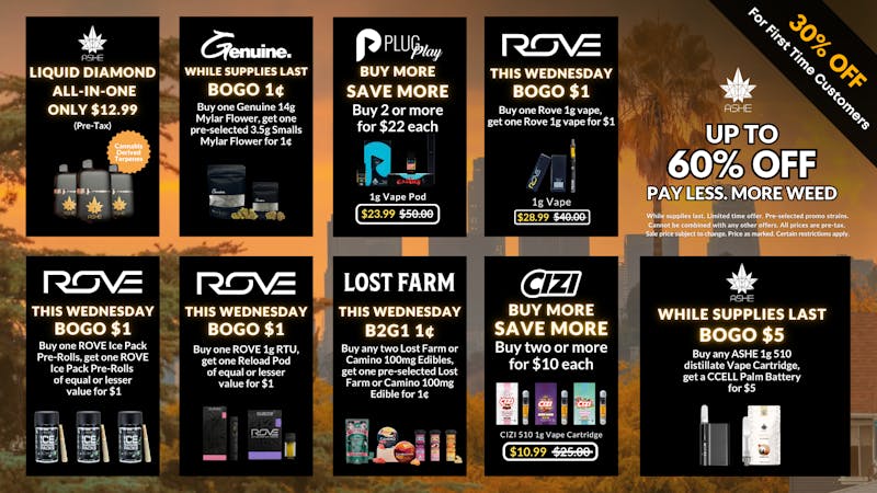 ASHE Society - Pomona $1 DEALS & MORE - BLAZIN' 🔥 DEALS UP TO 60% OFF