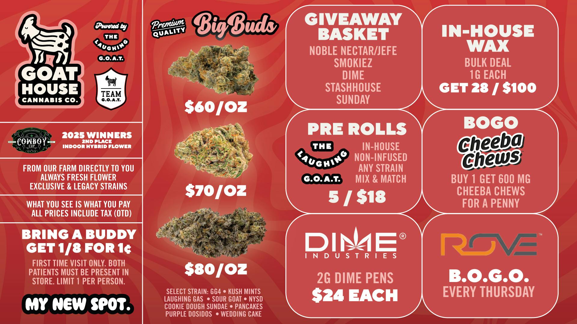 Goat House - Del City DEALS TO LOVE! ONLY AT GOAT HOUSE