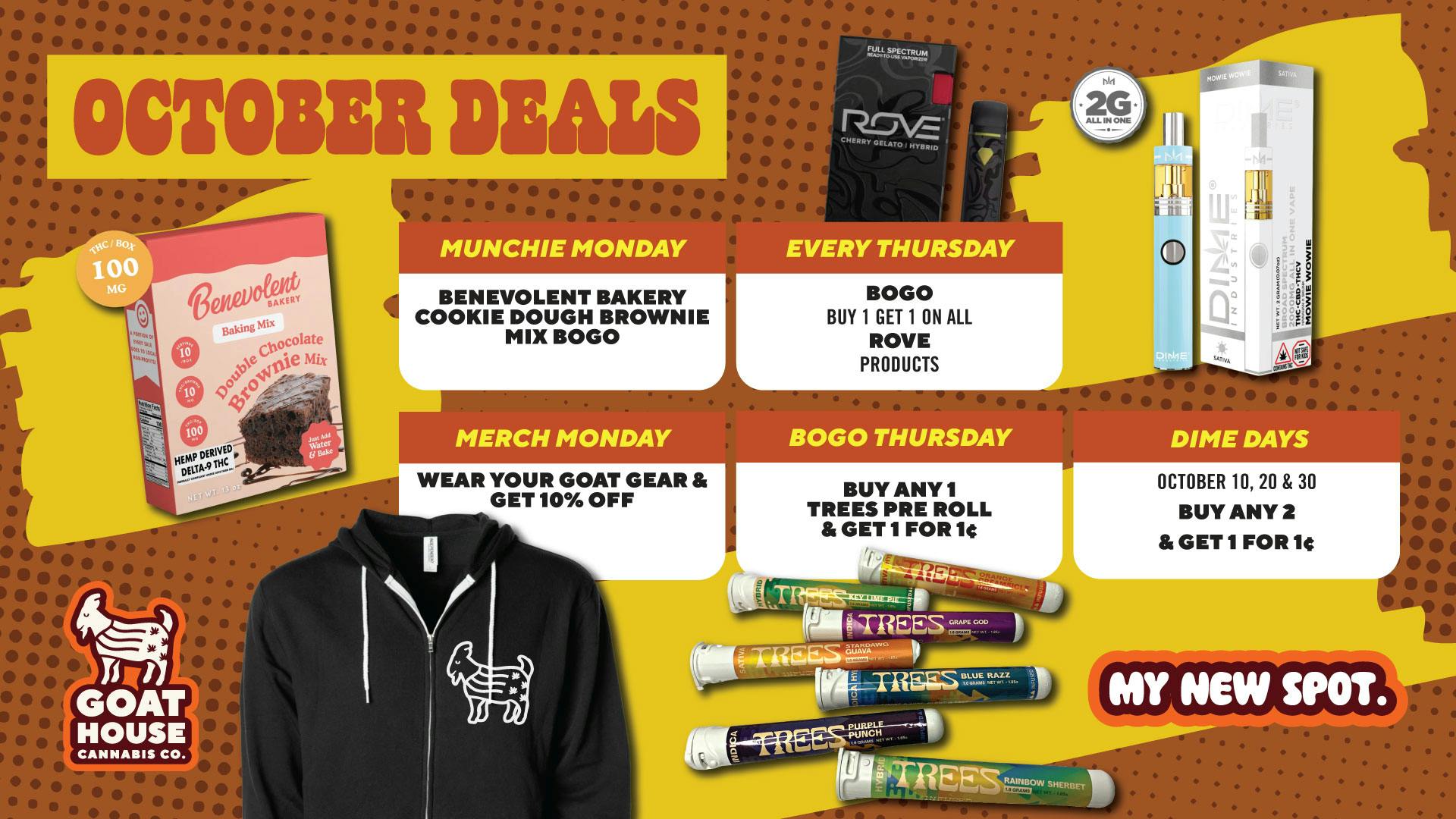 Euphora Powered By Goat House October Deals at Goat House