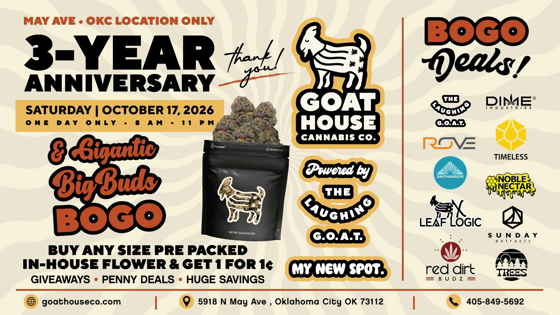 Euphora Powered By Goat House 3 YEAR ANNIVERSARY MAY AVE ONLY + GIGANTIC BOGO
