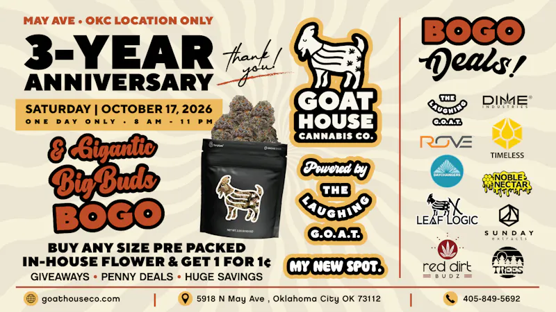 Euphora Powered By Goat House 3 YEAR ANNIVERSARY MAY AVE ONLY + GIGANTIC BOGO