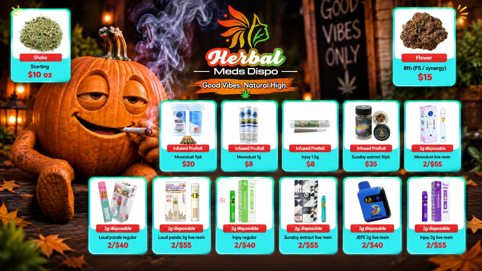 Herbal Meds Dispensary - Drive Thru Sunday extract 10pk $35