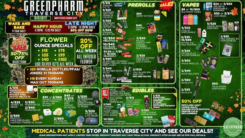 Green Pharm - Traverse City - Recreational & Medical 💥Daily Savings💥