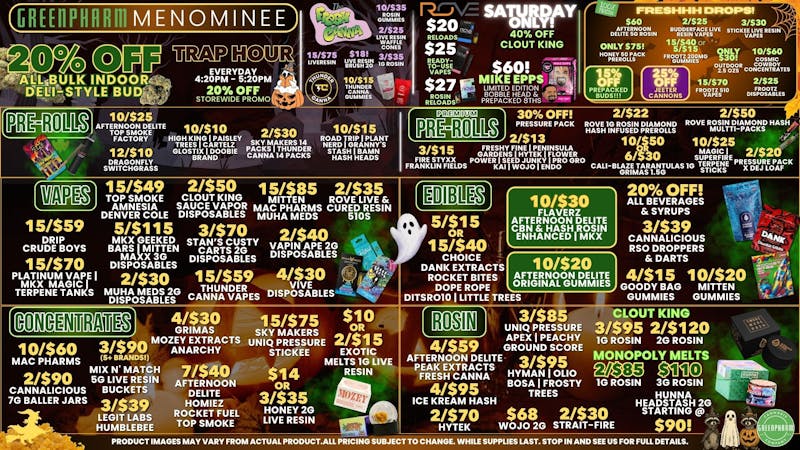 Green Pharm Menominee - Rec - 👻SPOOKY SAVINGS!👻