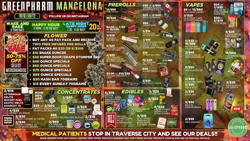 Green Pharm - Mancelona -Recreational 💥Daily Savings💥