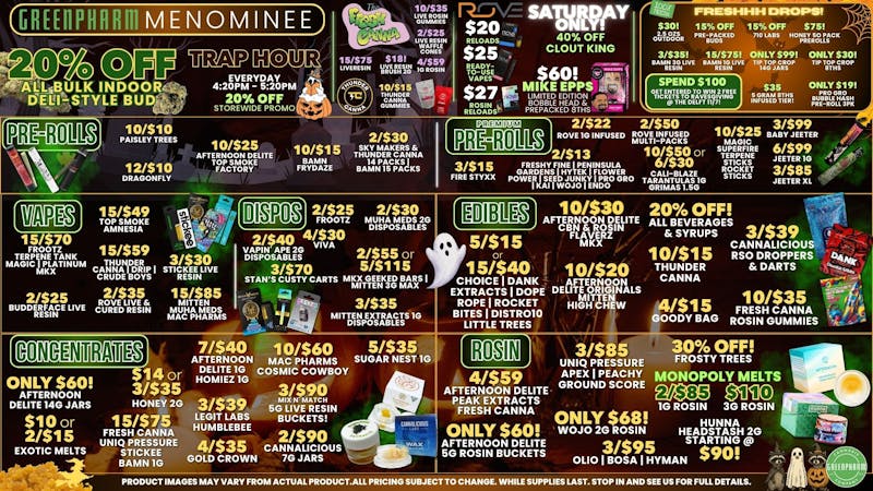 Green Pharm Menominee - Rec - 🎃SPOOKY SAVINGS!🎃