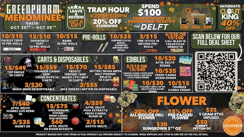 Green Pharm Menominee - Rec - 🎃👻SPOOKY SAVINGS!👻🎃