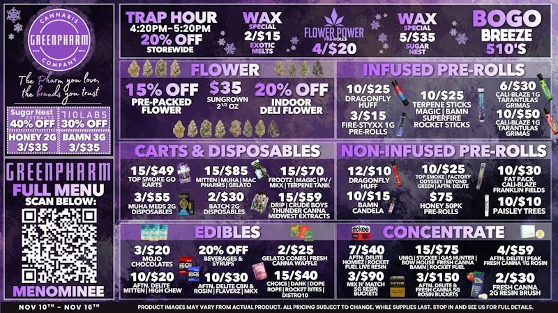 Green Pharm Menominee - Rec - 🥶WARM UP W/ HOT DEALS!🥶