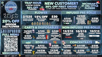 Green Pharm Menominee - Rec - ❄️MENOMINEE DAILY DEALS!❄️