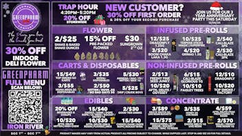 Green Pharm Iron River - Rec - Now Open! ❄️IRON RIVER DAILY DEALS!!❄️