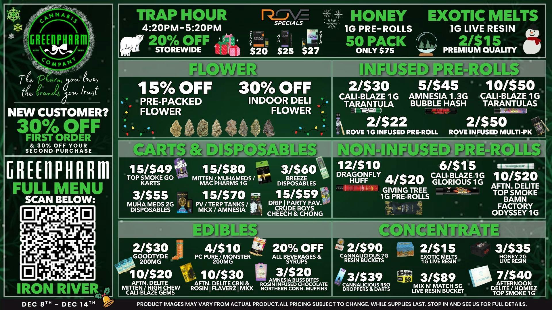 Green Pharm Iron River - Rec - Now Open! ❄️IRON RIVER DAILY DEALS!!!❄️