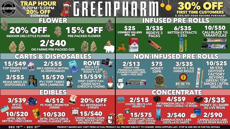 Green Pharm Menominee - Rec - 🎄12 DAYS OF SAVINGS EVENT!🎄