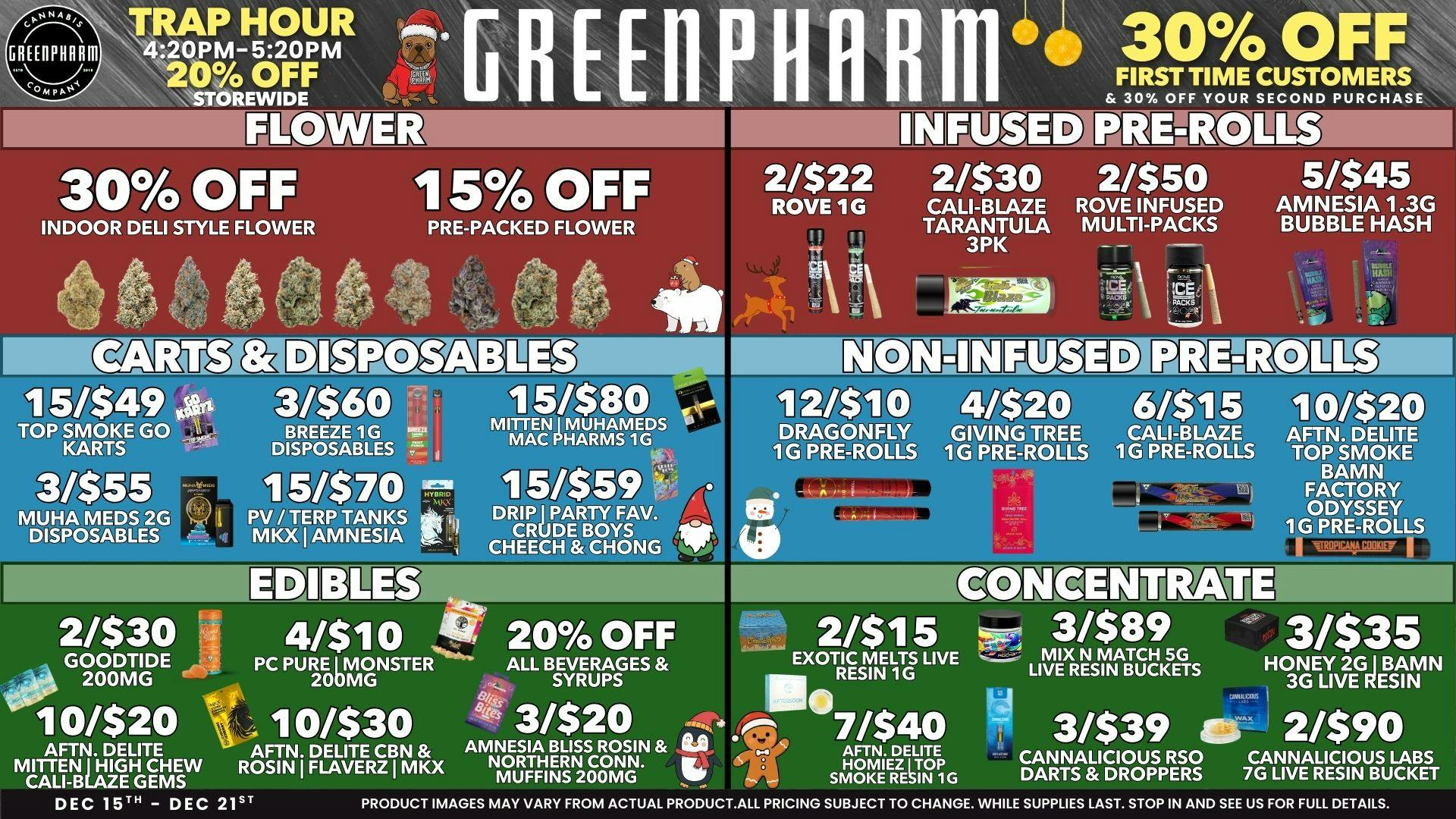 Green Pharm Iron River - Rec - Now Open! 🎄12 DAYS OF SAVINGS EVENT!🎄