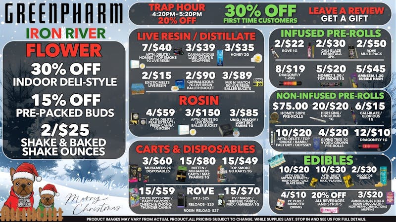Green Pharm Iron River - Rec - Now Open! 🎄MERRY CHRISTMAS!!!🎄