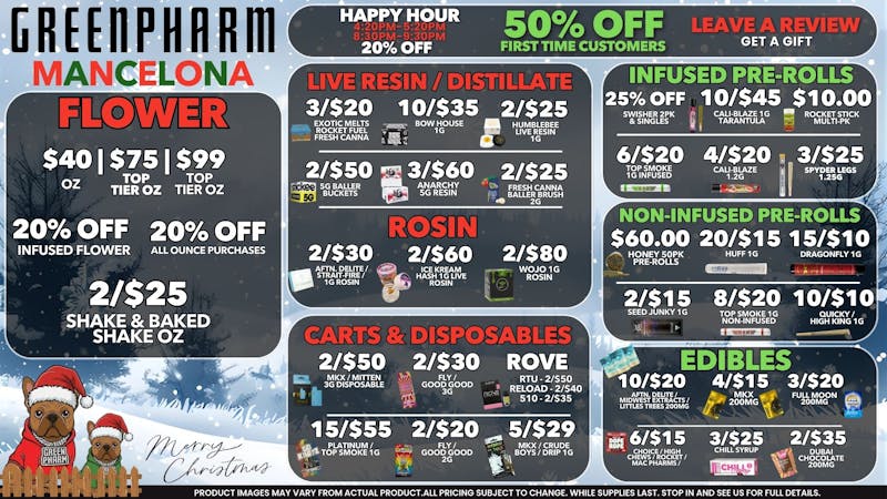 Green Pharm - Mancelona -Recreational 🎄Merry Christmas !!🎄