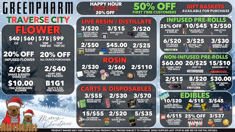 Green Pharm - Traverse City - Recreational & Medical 🎄Merry Christmas !!🎄