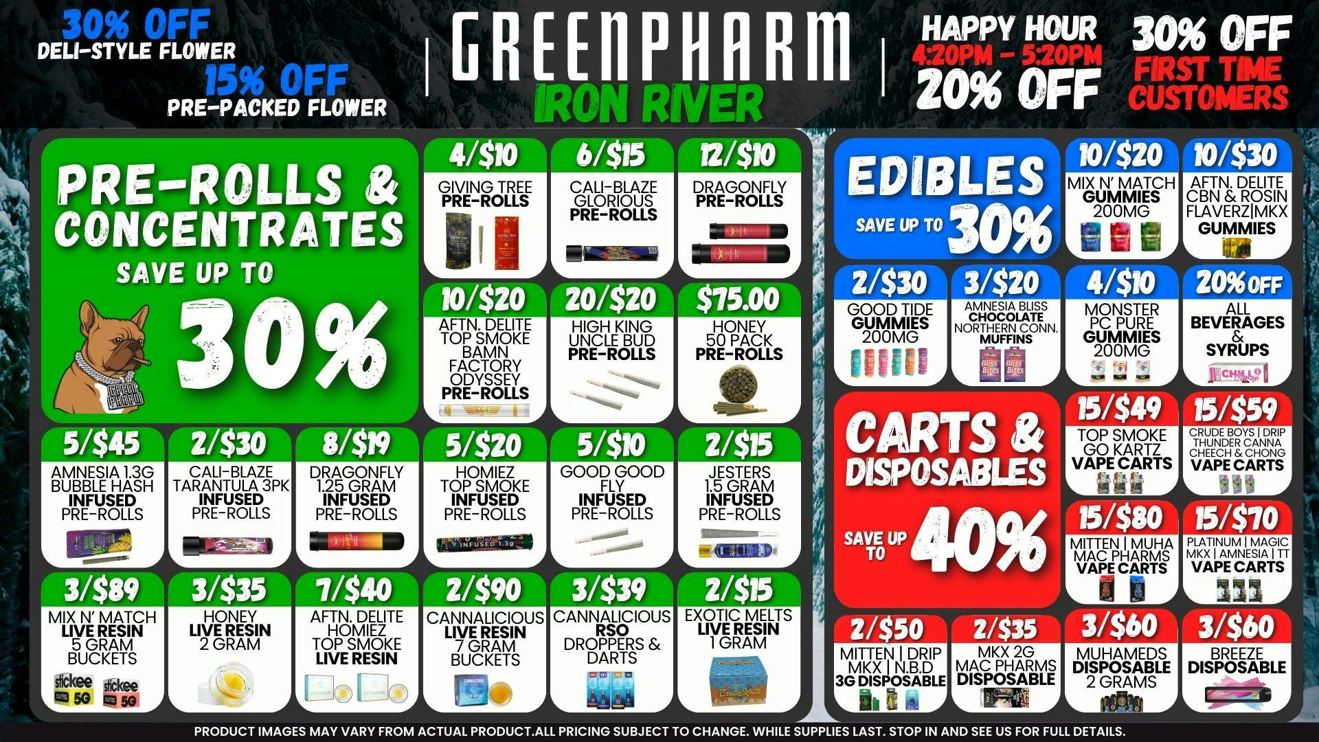 Green Pharm Iron River - Rec - Now Open! 🎉HAPPY NEW YEAR!!!!🎉