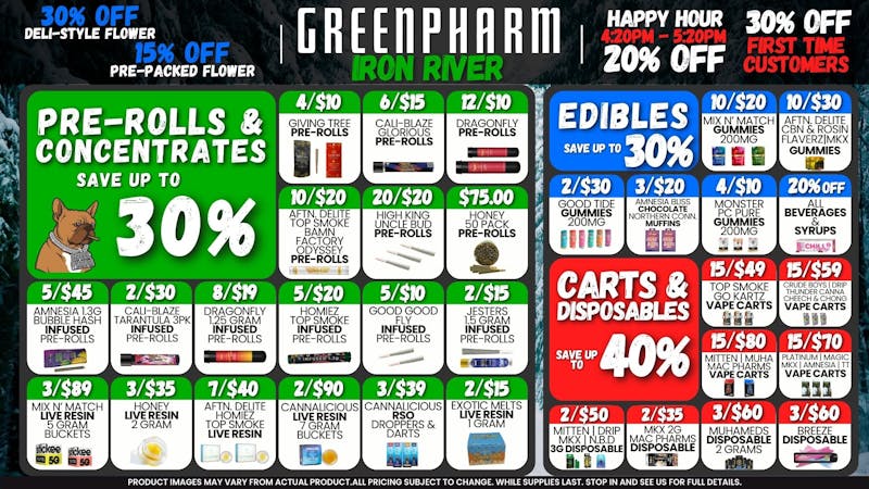 Green Pharm Iron River - Rec - Now Open! 🎉HAPPY NEW YEAR!!!!🎉