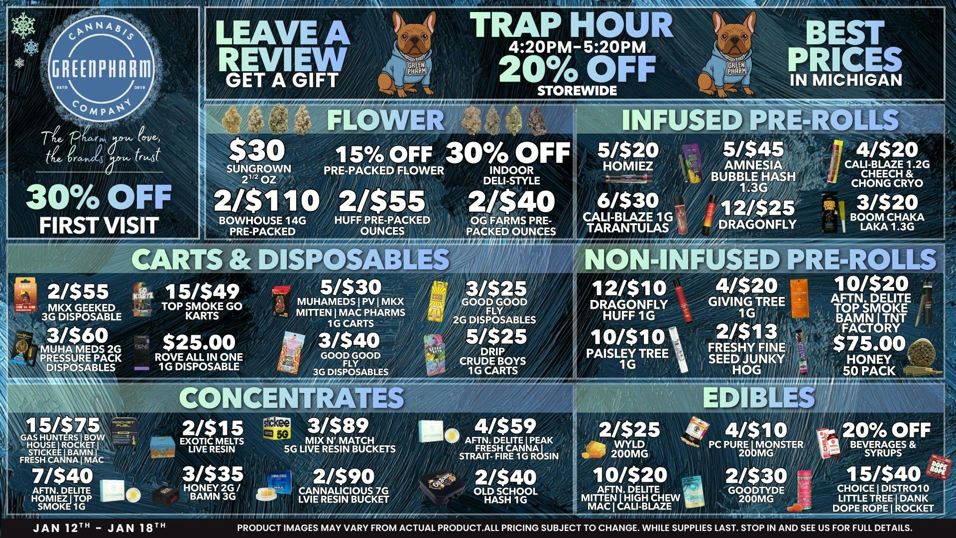 Green Pharm Iron River - Rec - Now Open! 🤑BLOWOUT SAVINGS!🤑