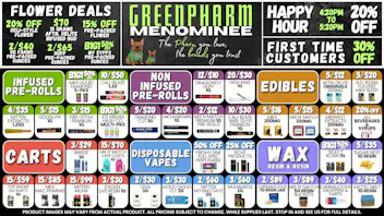 Green Pharm Menominee - Rec - 🤑DAILY SAVINGS!🤑