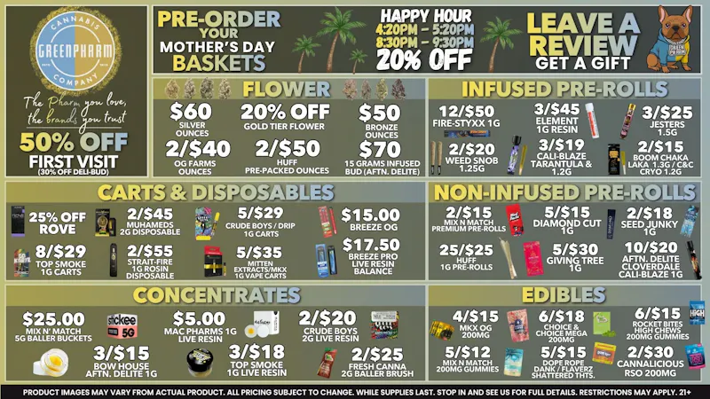 Green Pharm - Mancelona -Recreational 🤑 SHOP AND SAVE 🤑