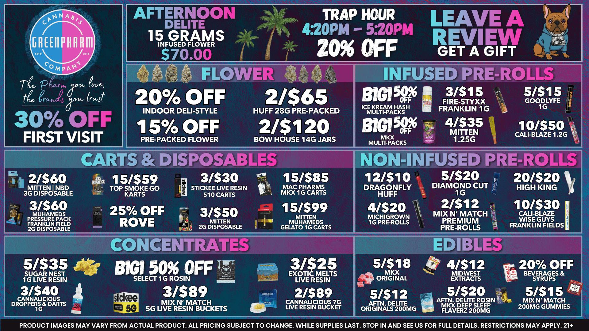 Green Pharm Menominee - Rec - 🔥DAILY SAVINGS!🔥