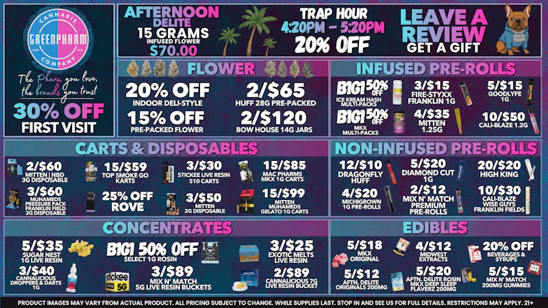 Green Pharm Menominee - Rec - 🔥DAILY SAVINGS!🔥