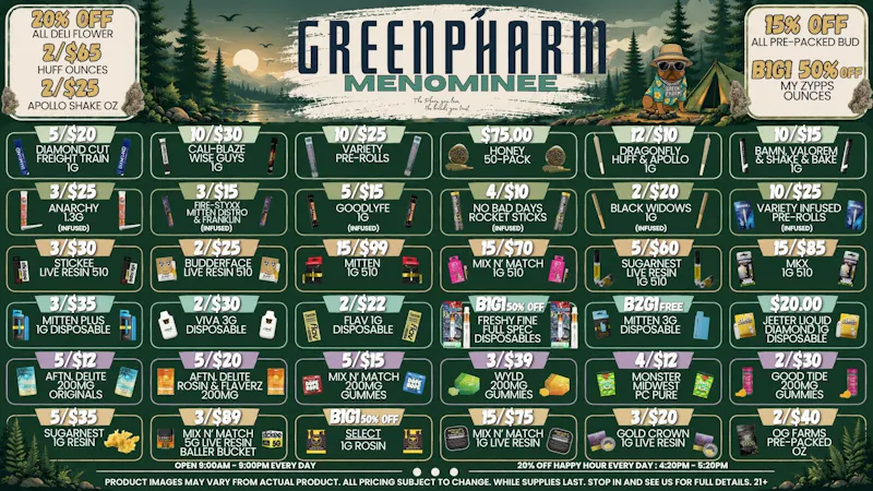 Green Pharm Menominee - Rec - 🔥HOT SUMMER SAVINGS!🔥