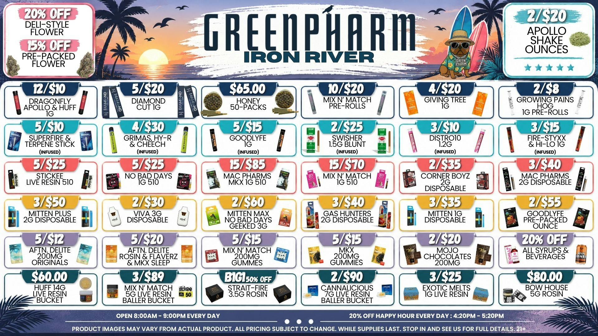 Green Pharm Iron River - Rec - Now Open! 🔥HOT SUMMER SAVINGS!🔥