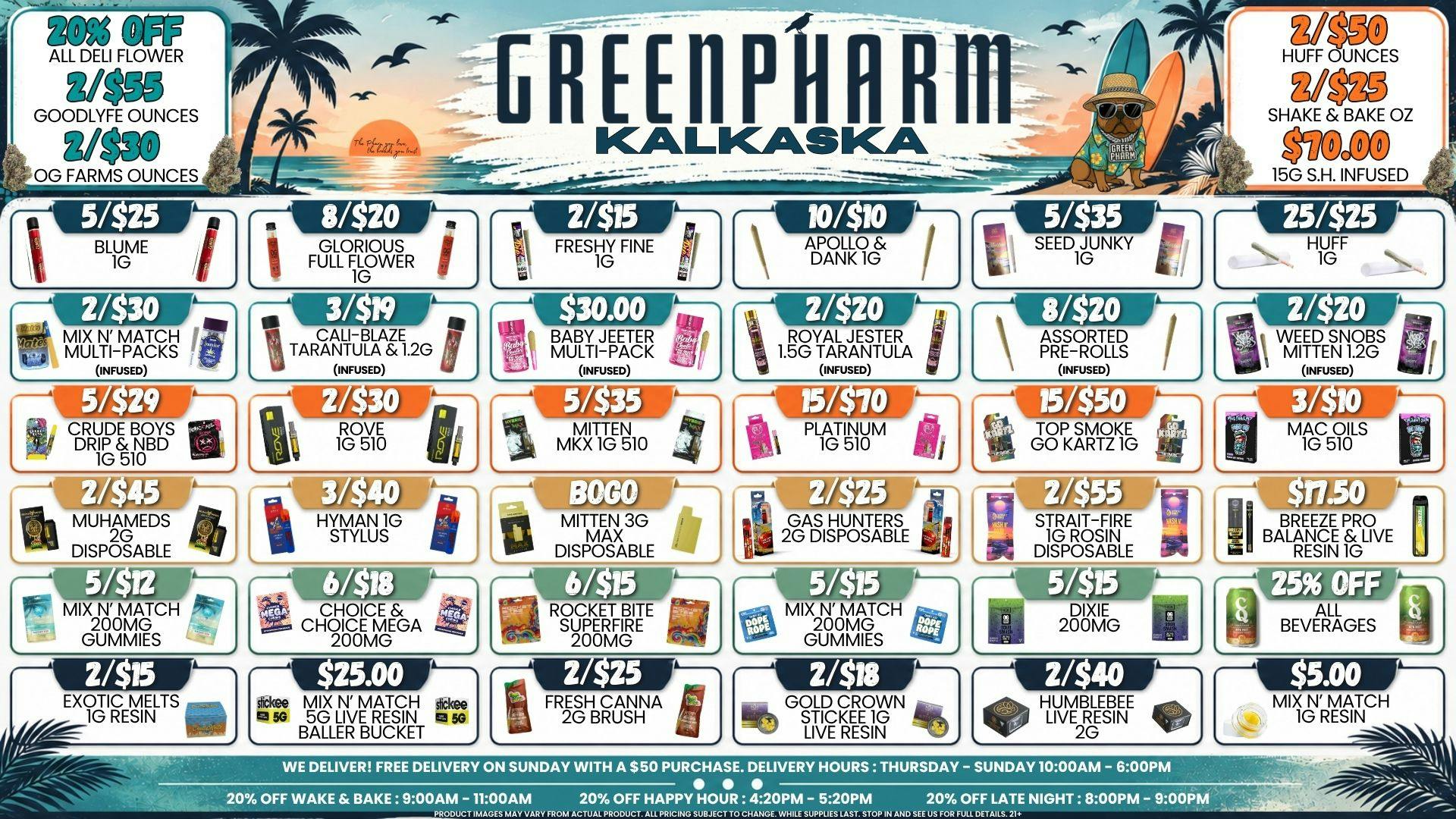 Green Pharm - Kalkaska - Recreational & Medical 🌞 SUMMER SAVINGS @ GREEN PHARM 🌞