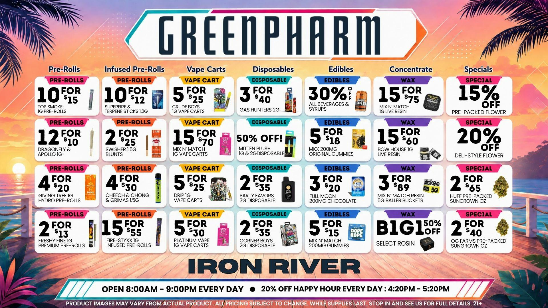 Green Pharm Iron River - Rec - Now Open! 🔥SIZZLIN' SUMMER SAVINGS!🔥