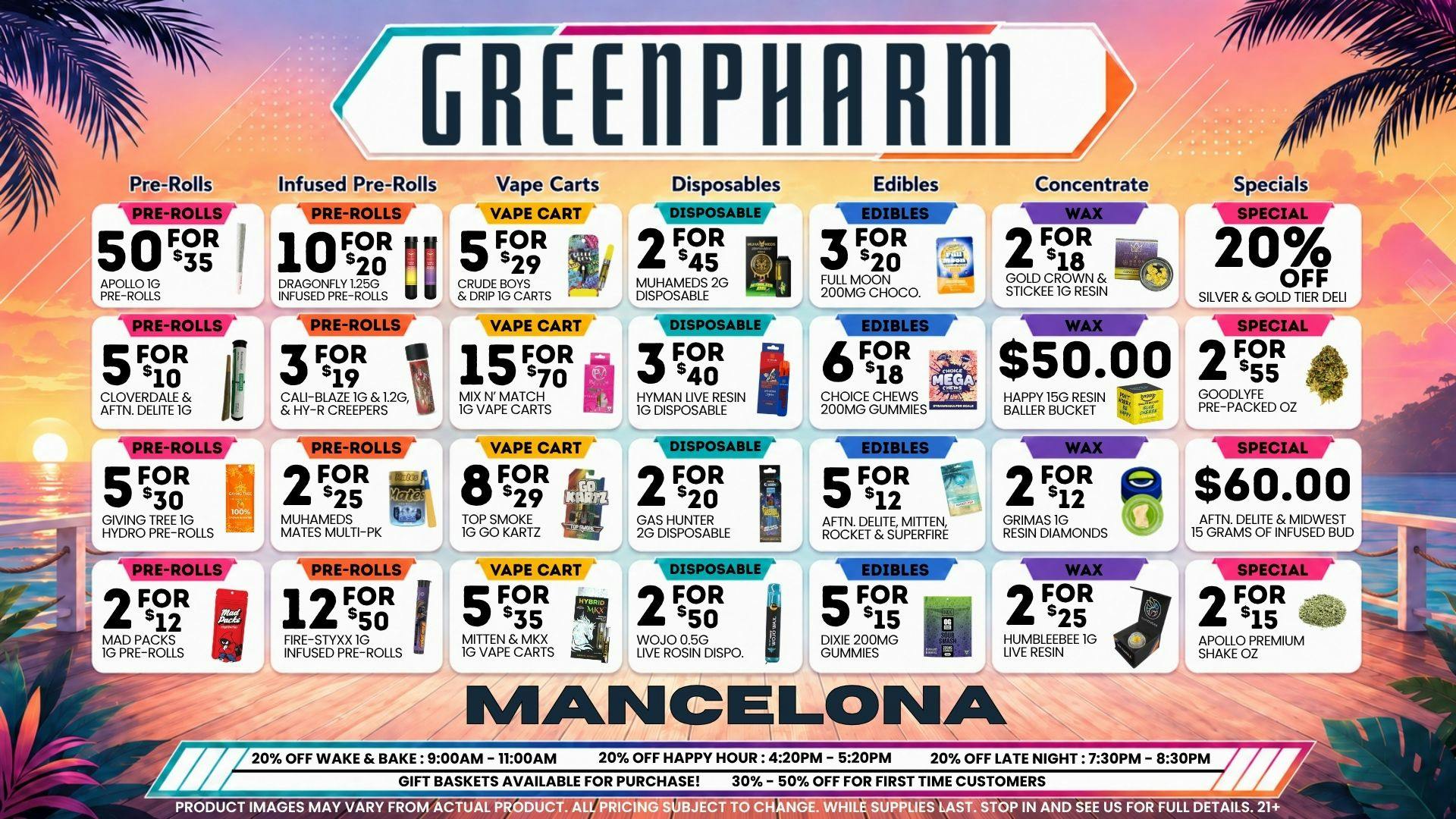 Green Pharm - Mancelona -Recreational 🔥HOT SUMMER SAVINGS @ GREEN PHARM 🔥