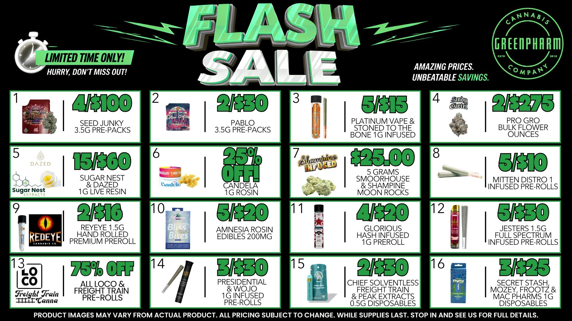 Green Pharm Menominee - Rec - ⚡⚡FLASH DEALS!!⚡⚡