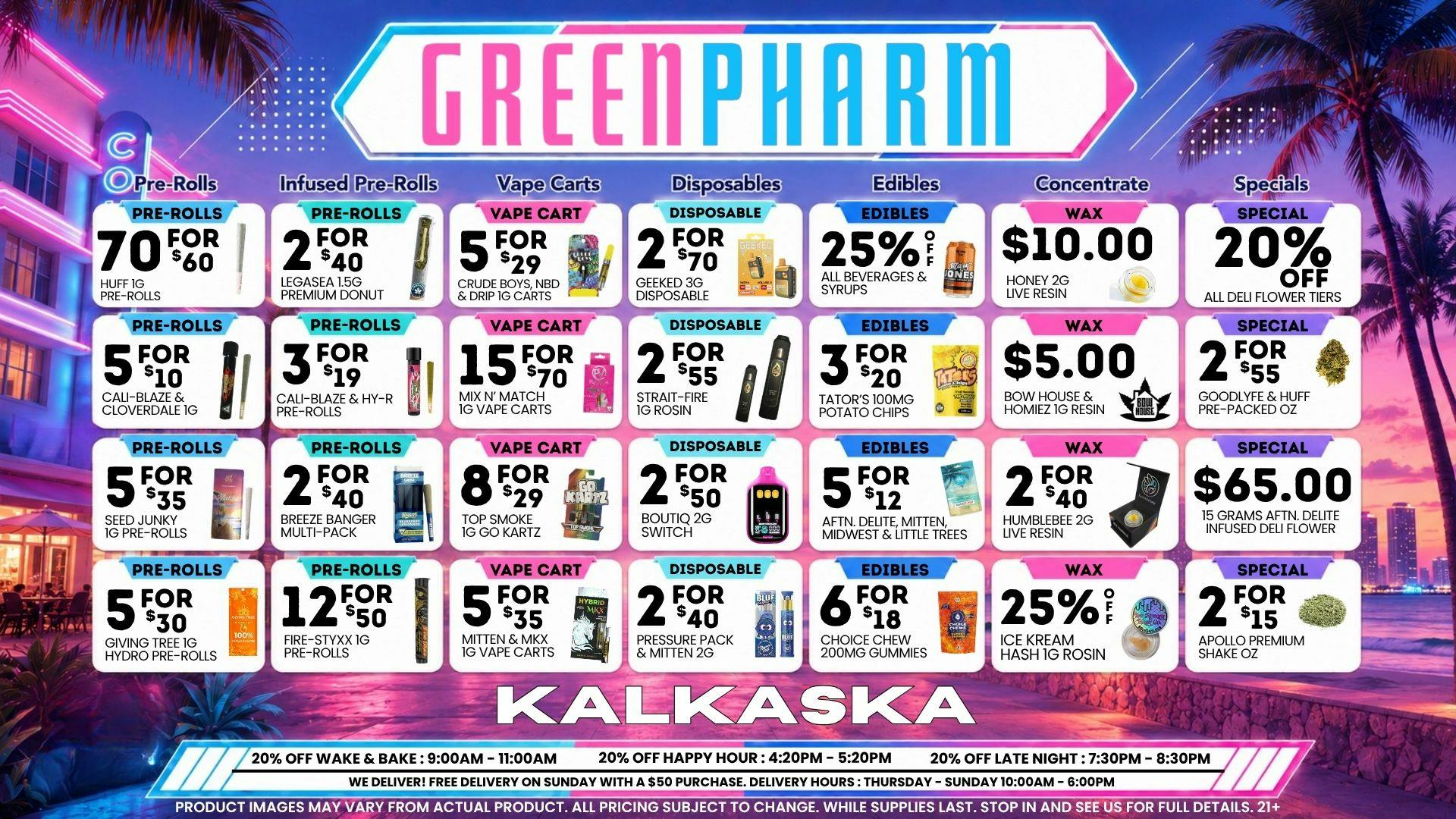 Green Pharm - Kalkaska - Recreational & Medical 🌞 HOT SUMMER SAVINGS @ GREEN PHARM 🌞