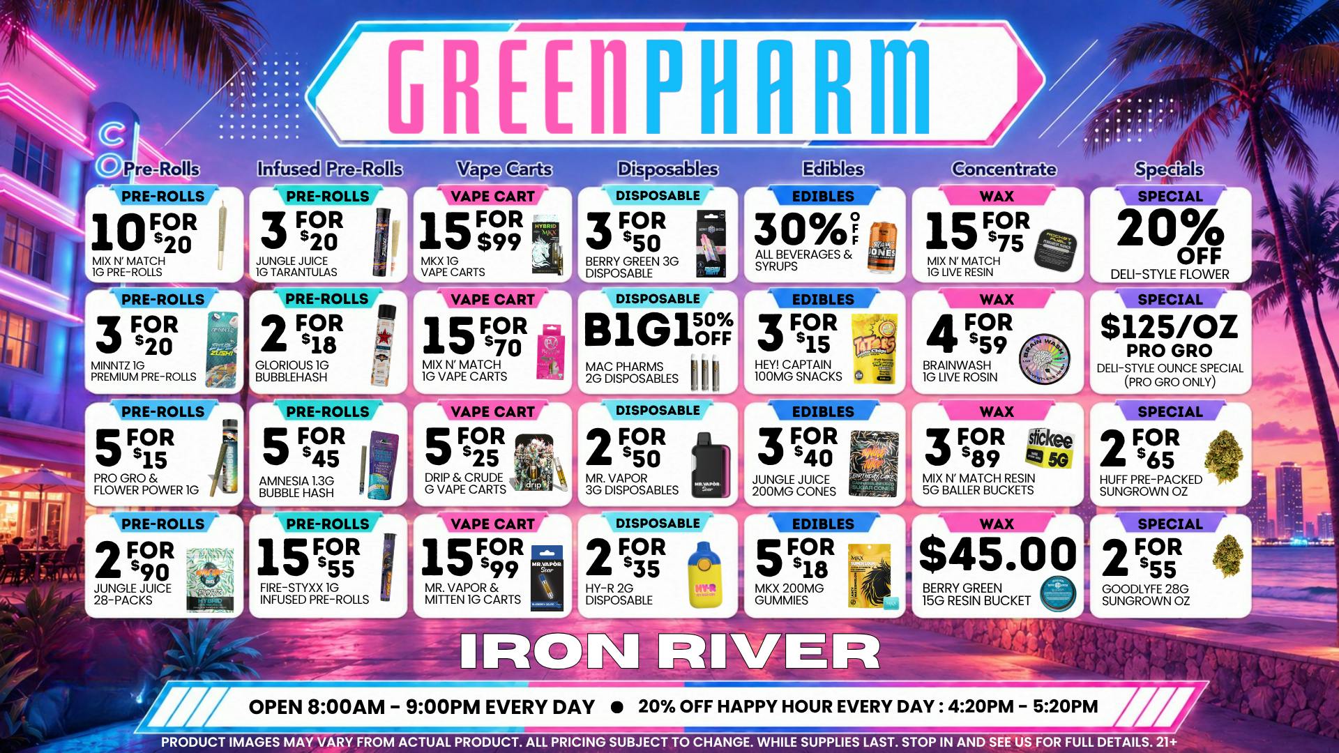 Green Pharm Iron River - Rec - Now Open! 🌞HOT SUMMER SAVINGS!🌞